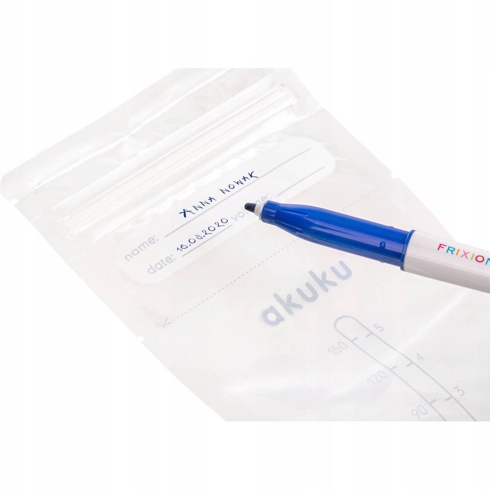 Akuku Woreczki Do Przechowywania Mrożenia Pokarmu 3PAK x90 Marka Akuku