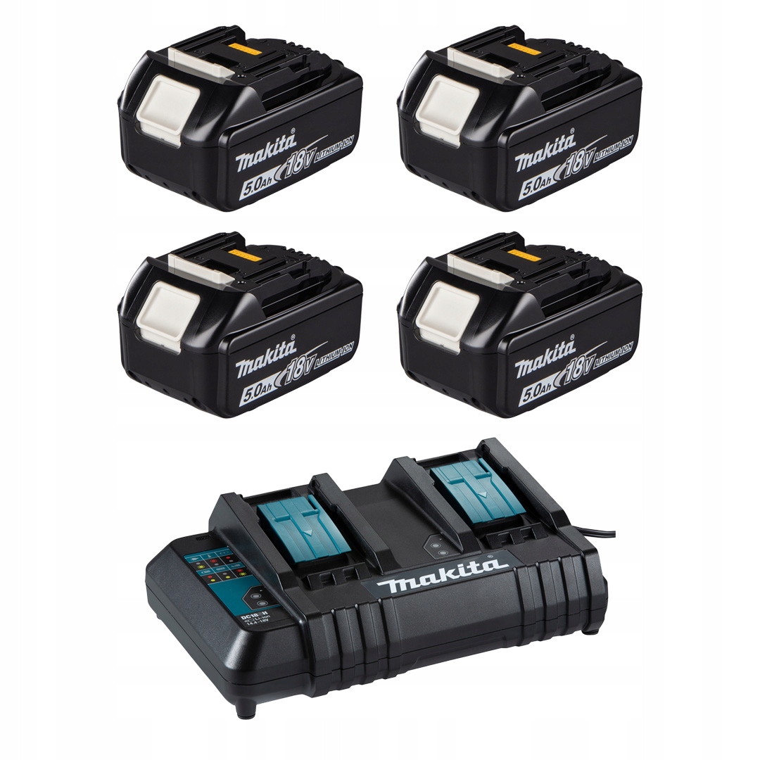 Nabíječka DC18SH 4aku BL1850B 5Ah Makita