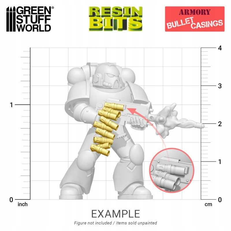 3D printed set Bullet Casings 37 szt. System Inne systemy