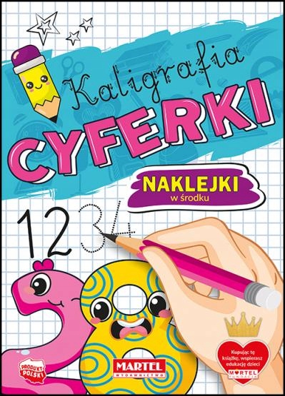 

Kaligrafia. Cyferki z naklejkami