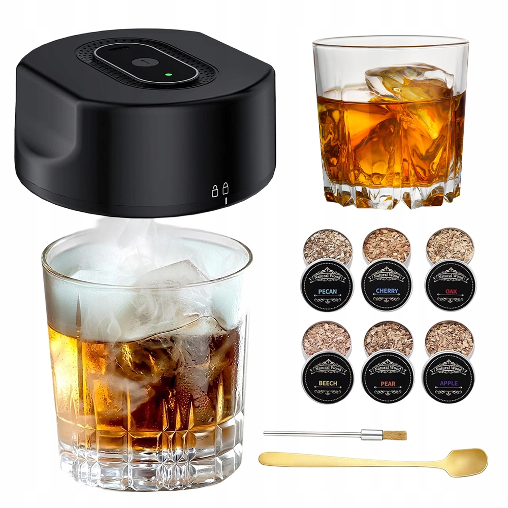 Sada na vaření whisky Elektrický smoker pro domácí párty bar
