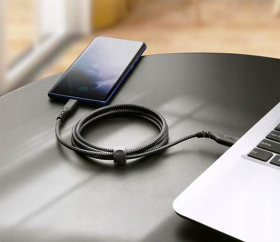KABEL DANE + ŁADOWANIE DO TELEFONU SMARTFONA USB C Długość przewodu 1.2 m