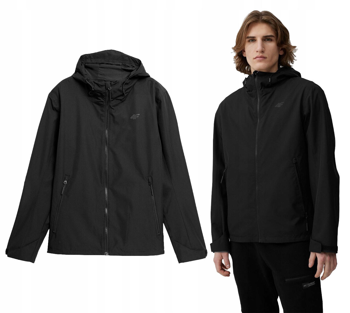 Pánská sportovní bunda 4F městská M079 přechodová membrána 5000 2XL