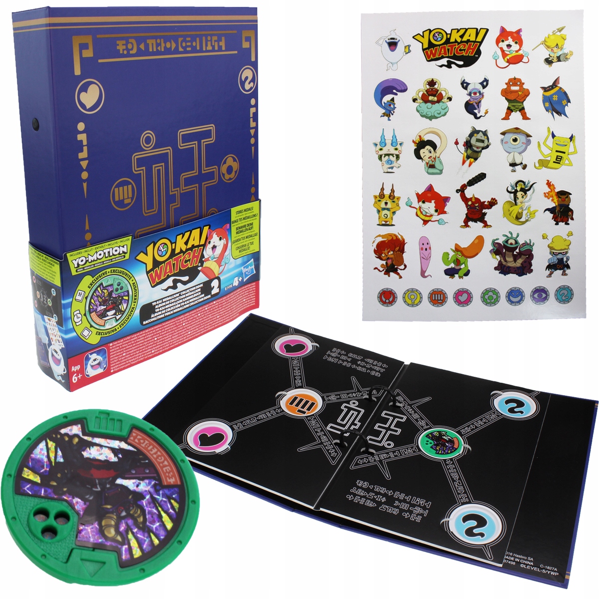 

Yo-kai Watch Medalion Naklejki Księga Kolekcjon*
