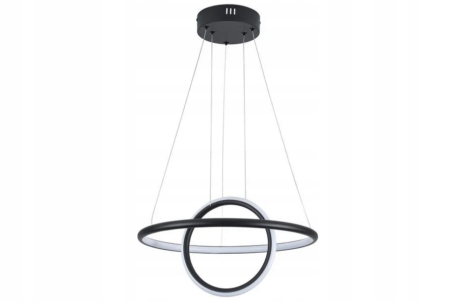 Závěsná Led lampa Reality Gravity 36W černá, 2 kroužky, IP20