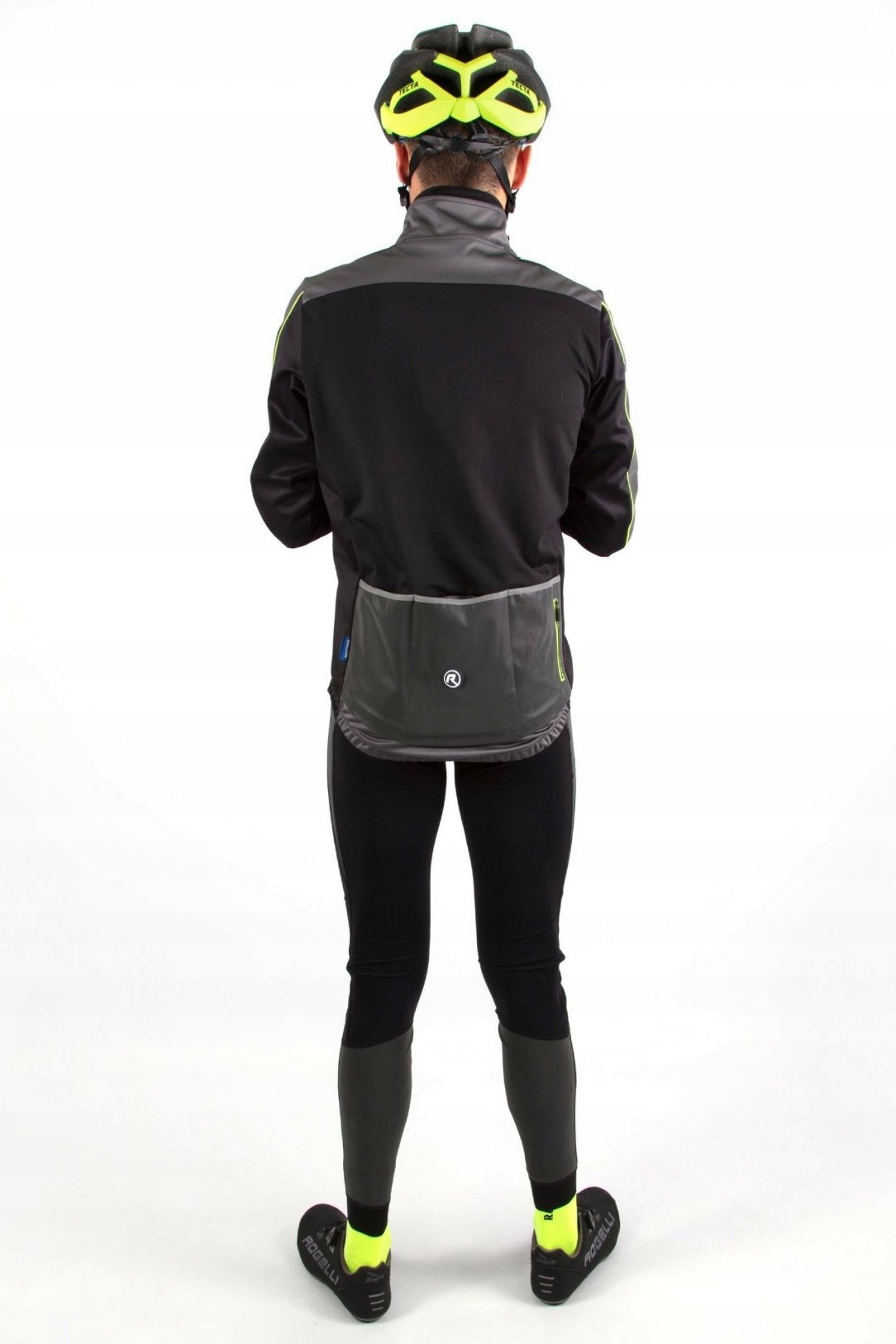 SPODNIE OCIEPLANE ROGELLI SPARK BIB TIGHT XL Właściwości elementy odblaskowe termiczne