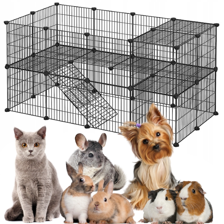 Levně Kotec Pro Králičí Zvířata 36 Panelů