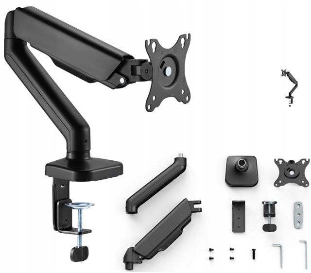 Nastavitelný držák na stojan a rameno monitoru k psacímu stolu pro monitor Uperfect E15