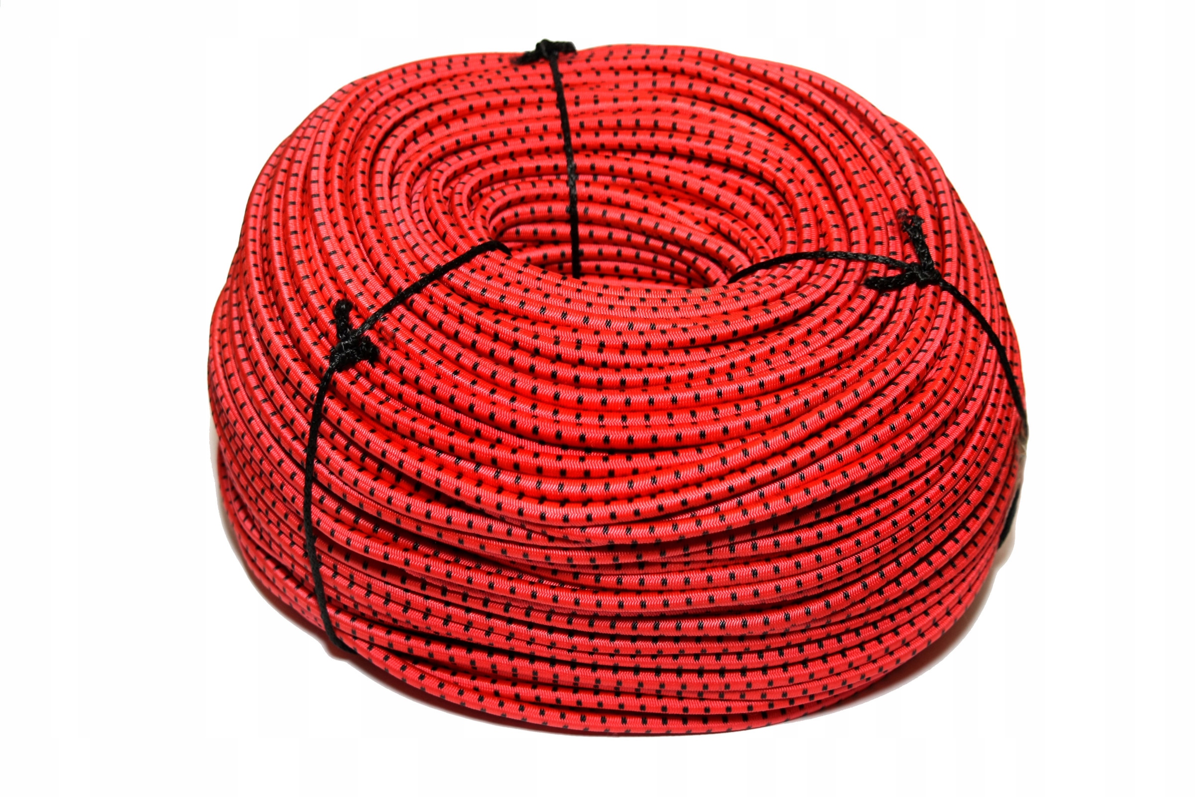 Linka lina gumowa czerwona okrągła EXPANDOR 8mm Długość 1 m