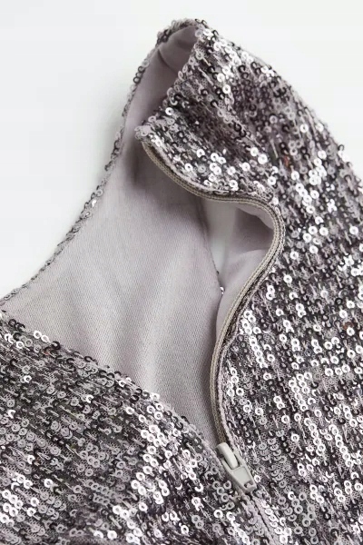 CEKINOWY TOP BEZ RĘKAWÓW S Marka Diamonds