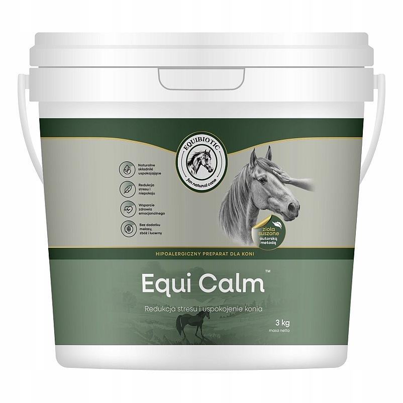 Mieszkanka paszowa pelet redukcja stresu konia 3 kg Equibiotic Equi Calm