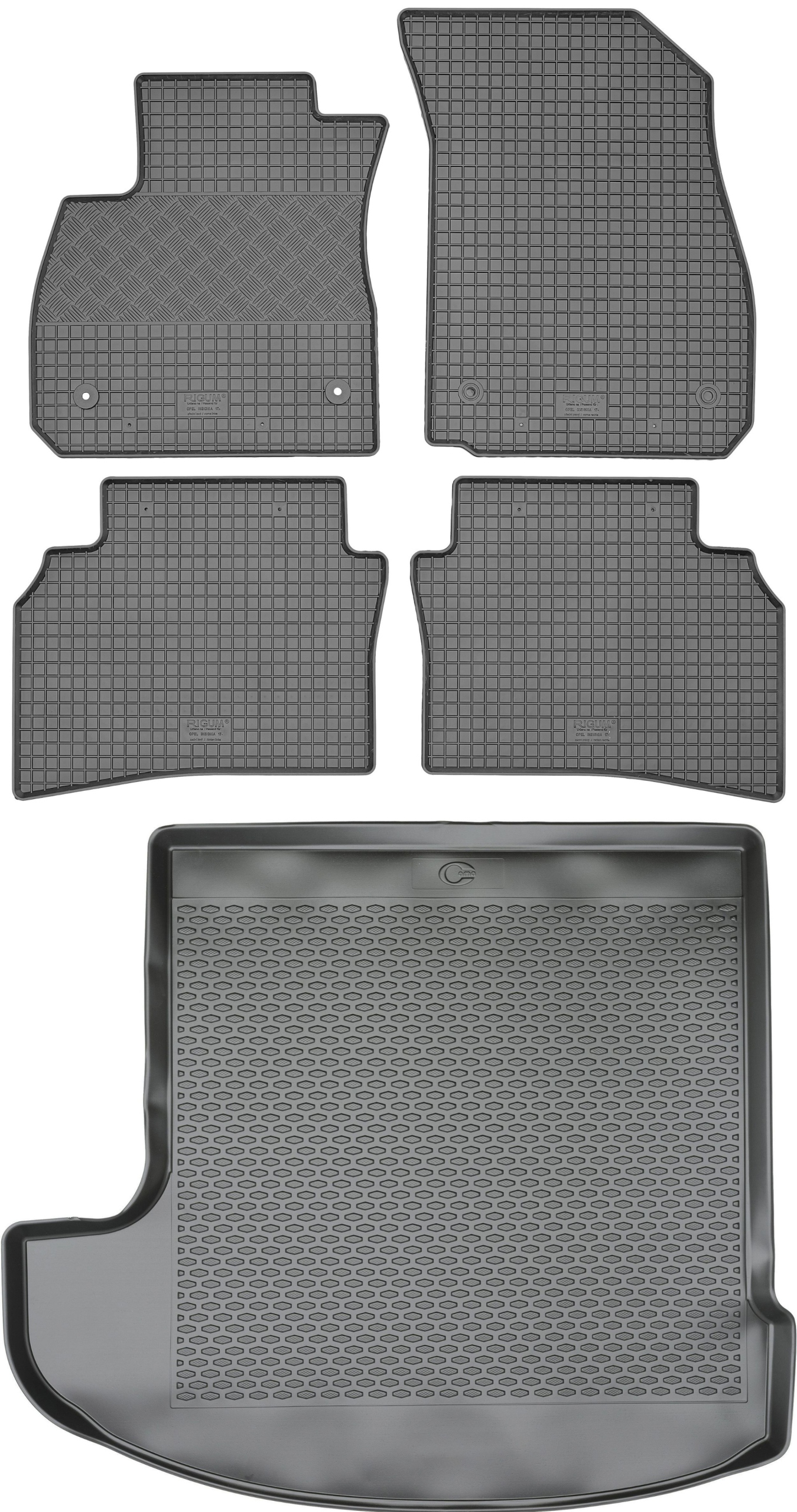 Opel Insignia B Kombi 2017 Sada Gumové rohože rohož