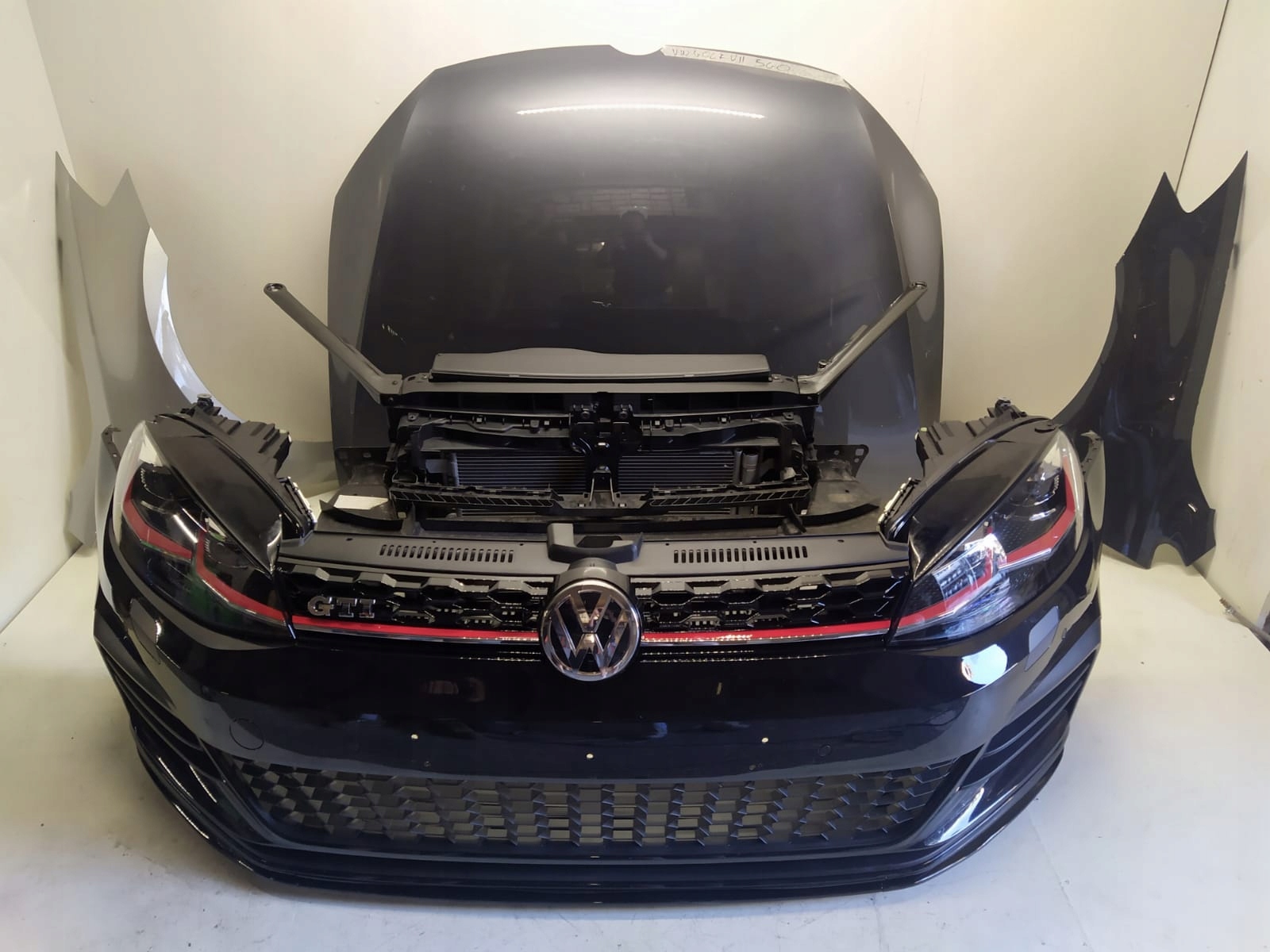 VW GOLF 7 VII LIFT GTI TCR KOMPLETNY PRZÓD ZDERZAK MASKA LAMPA BŁOTNIK LED