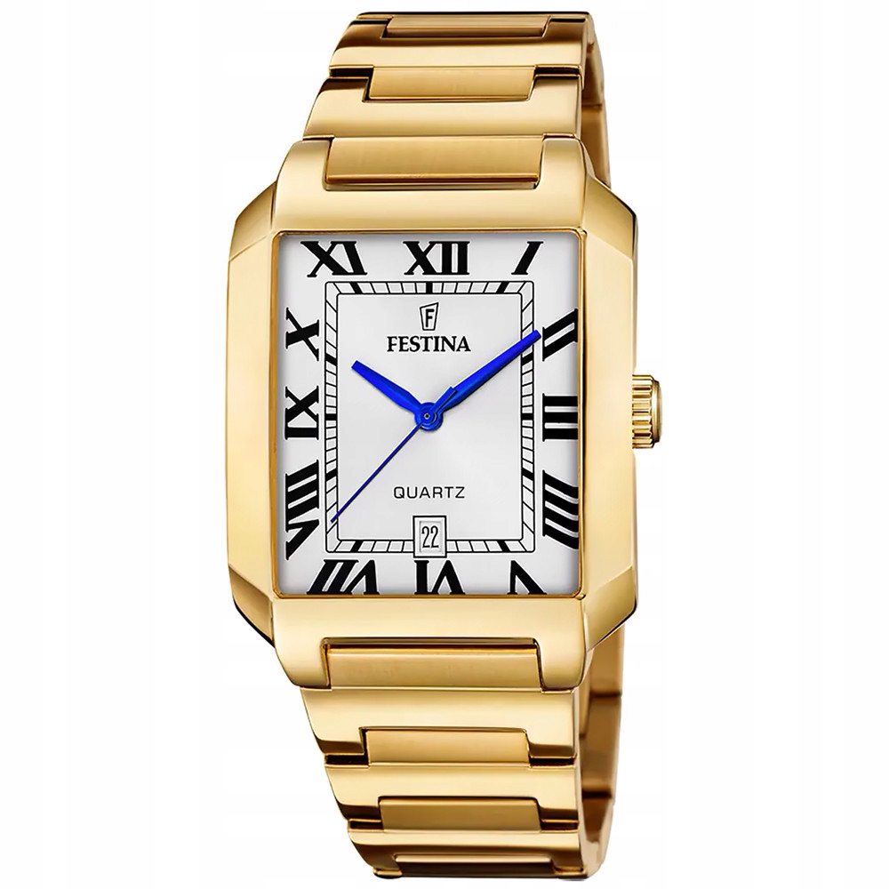 Pánské Hodinky Festina F20678-1 zlatý náramek