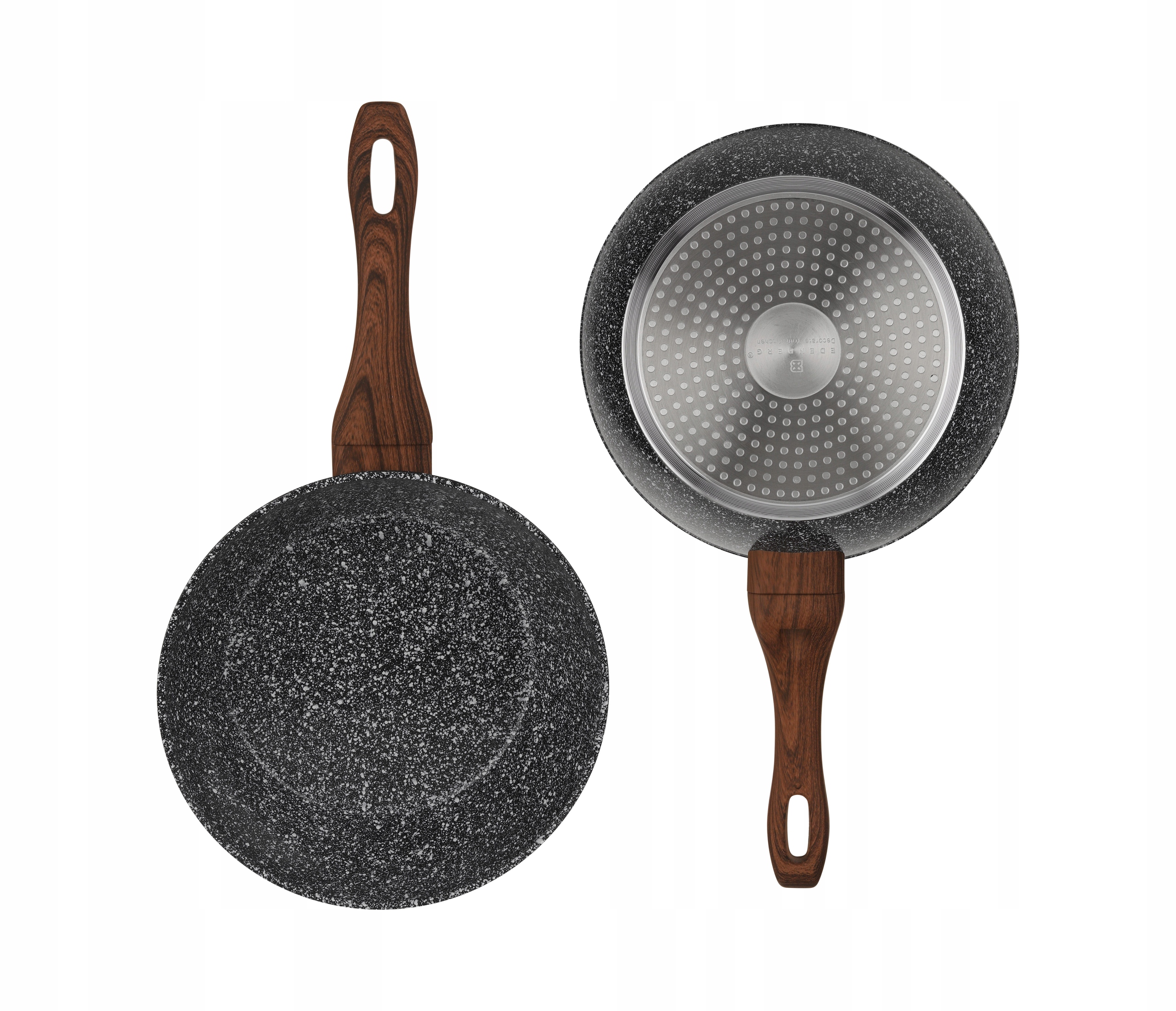 

Patelnia Wok 24 CM Pokrywka Indukcja Granit