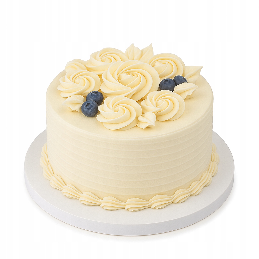 Podkład pod tort ciasto 28cm styrodur biały 28 cm Rubicello pakiet 10 sztuk