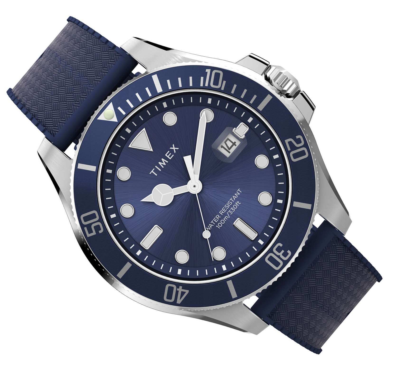 Pánské Vodotěsné Hodinky Timex Harborside Diver TW2Y05000 100M Datumovka