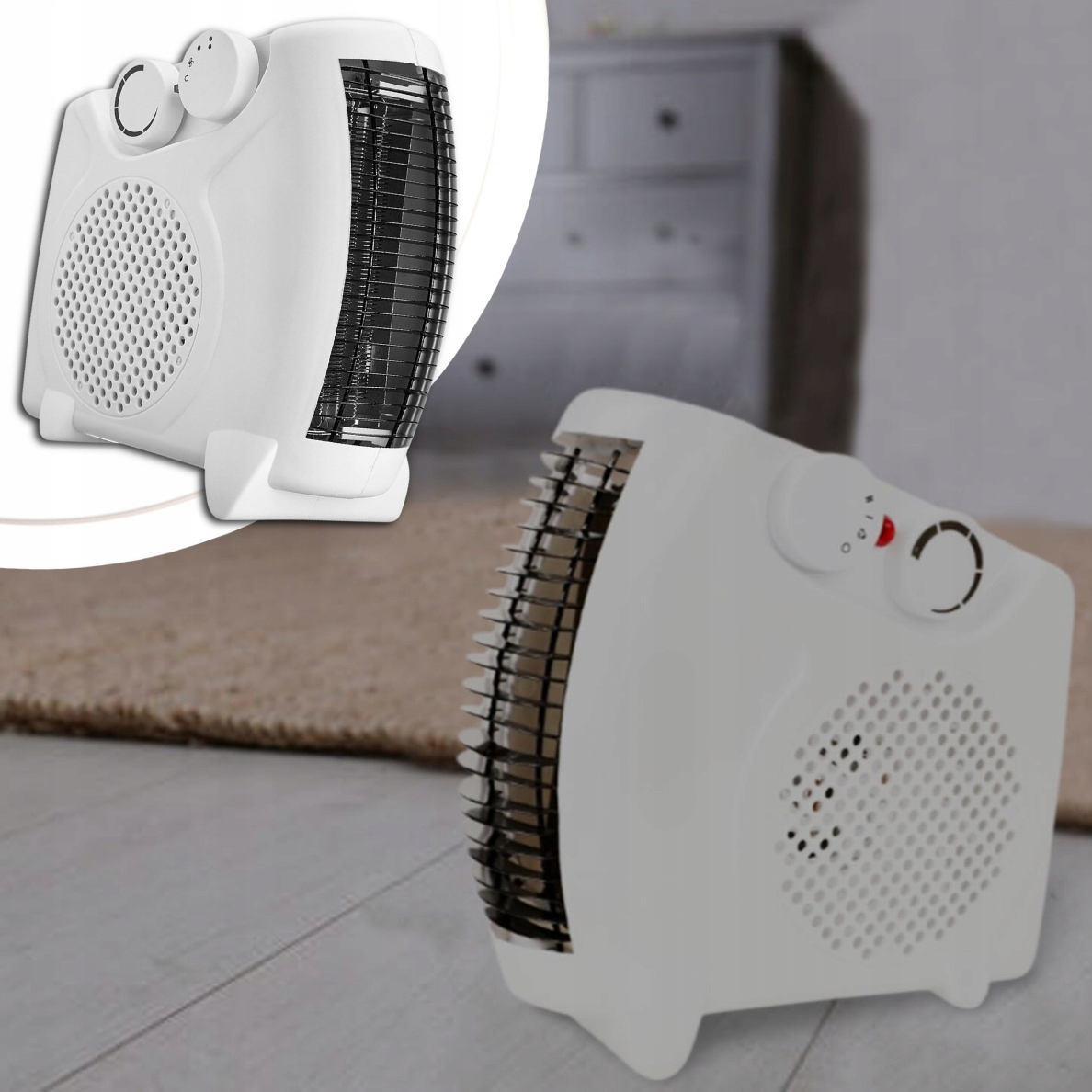 WENTYLATOR PODŁOGOWY WIATRAK CHŁODZĄCY DO POKOJU DO DOMU 2000W FARELKA Funkcje nawiew zimnego powietrza wentylator