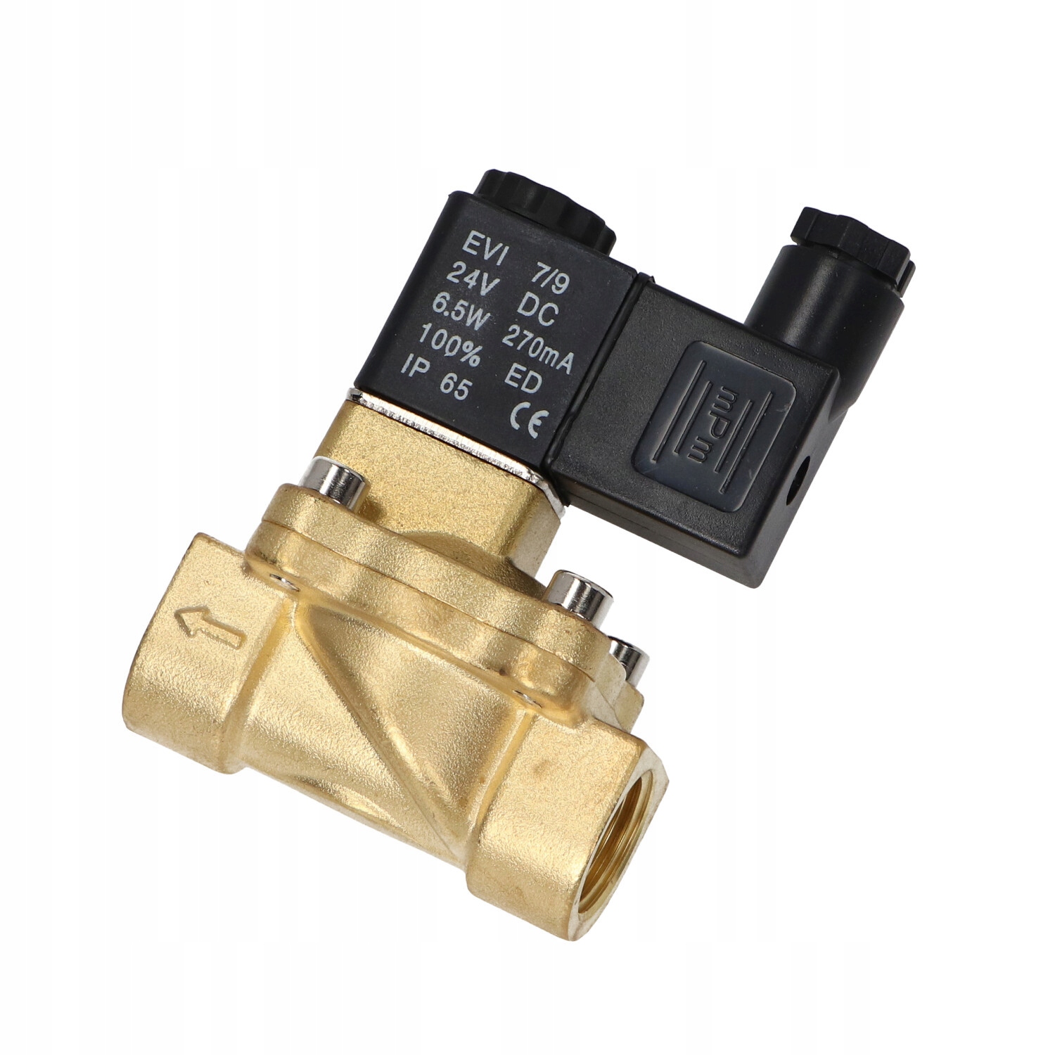 Elektrozawór pneumatyczny odcinający wodny 1/2" Nc 24V DC 2V130