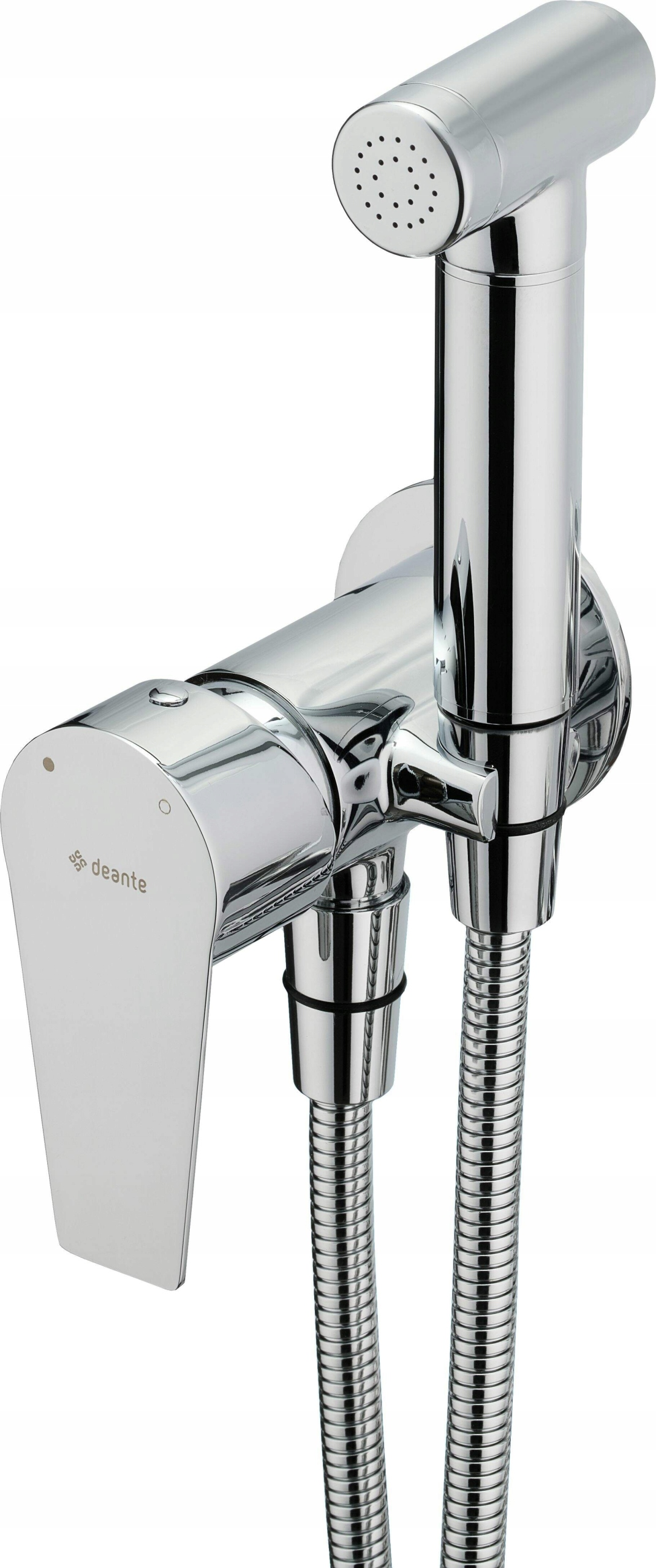 Deante Agawa chrom bateria bidetowa podtynkowa ze słuchawką CW/ZW