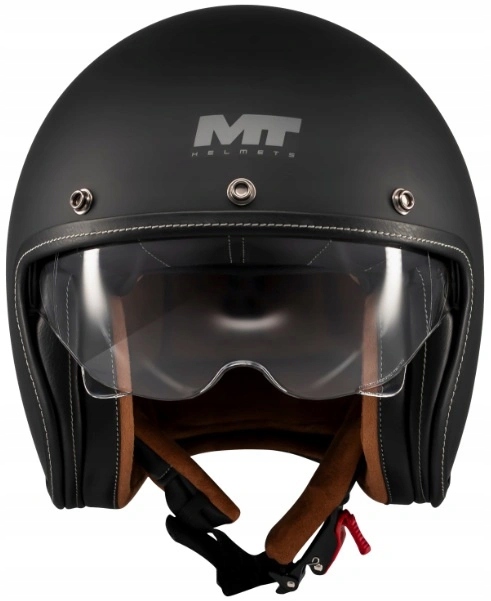 Otvorená motocyklová prilba Mt Le Mans 2 Sv Pure Black Matt čierna matná Darčeky