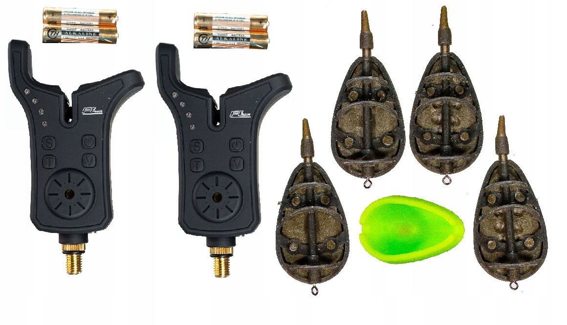 2x sygnalizator brań 4x koszyczek Method Feeder