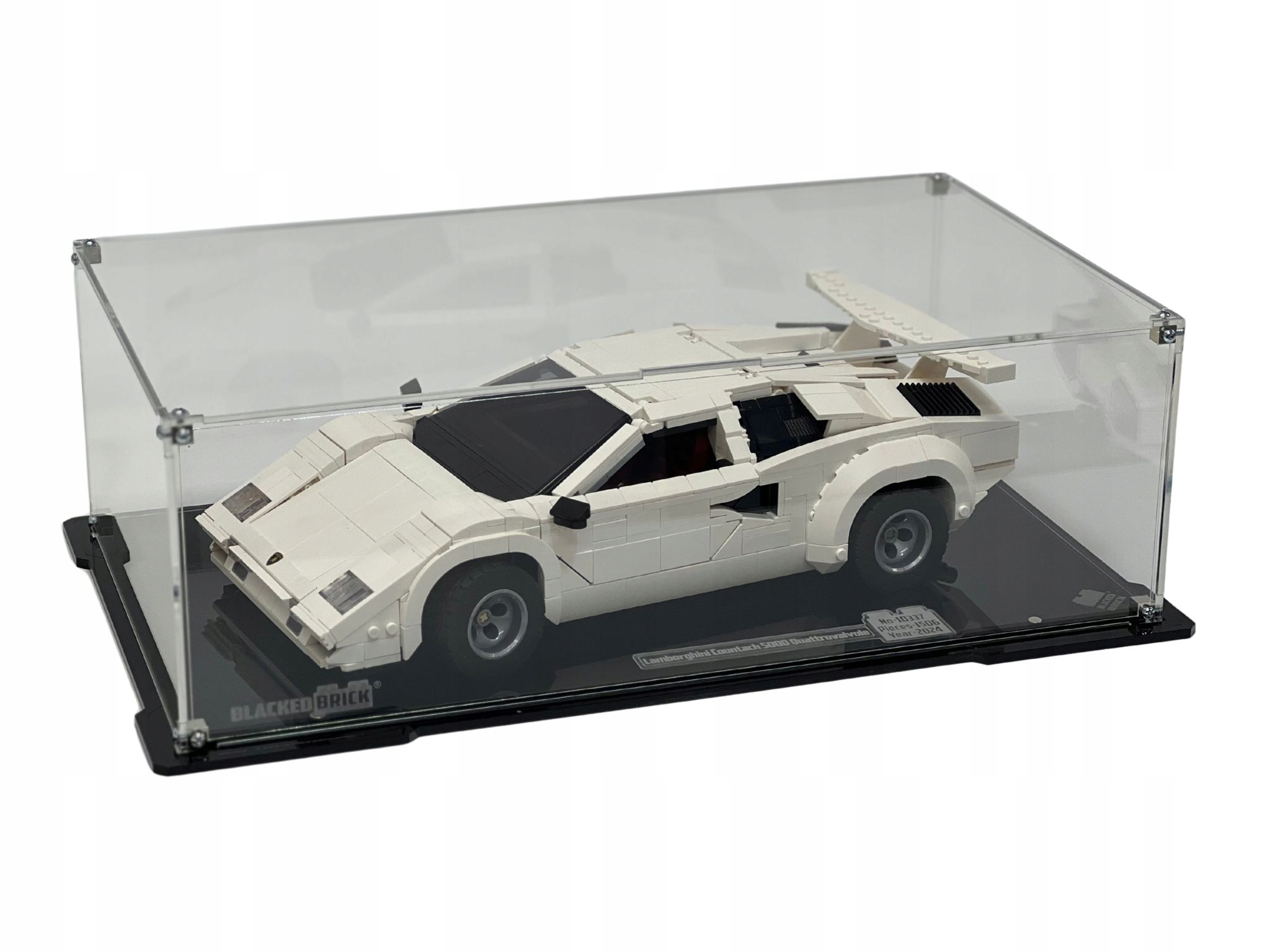 Vitrína Blacked Brick pre Lego 10337 Icons Lamborghini Countach 5000