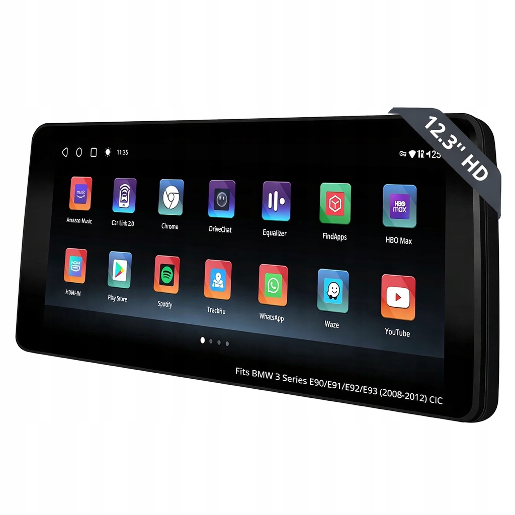 Atoto obrazovka, CarPlay 12,3" Bmw 3 E90/E91/E92/E93 CIC (2008-2012)