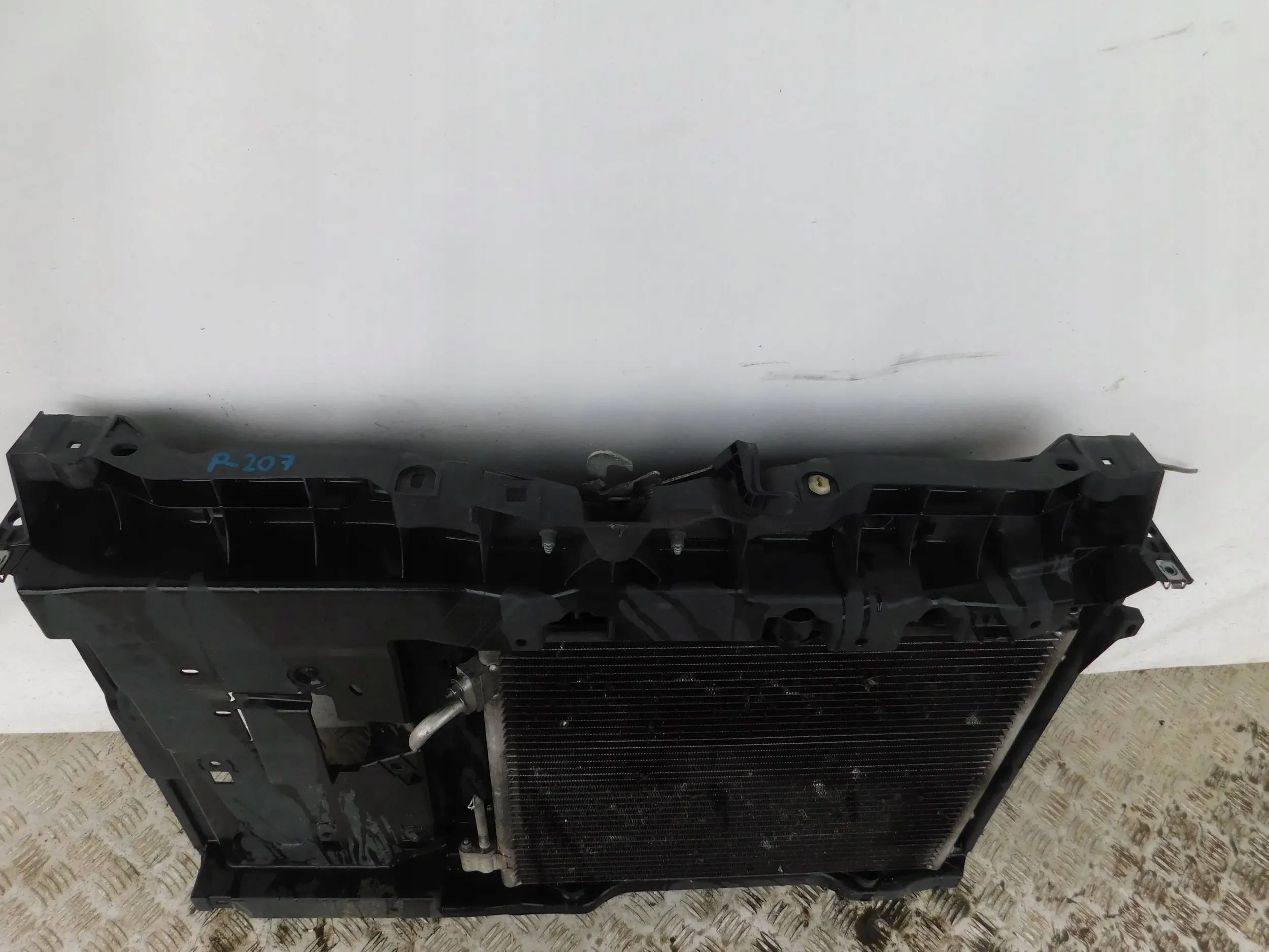 support panel for radiators Z CHLODNICAMI PEUGEOT 207 1.4 16V