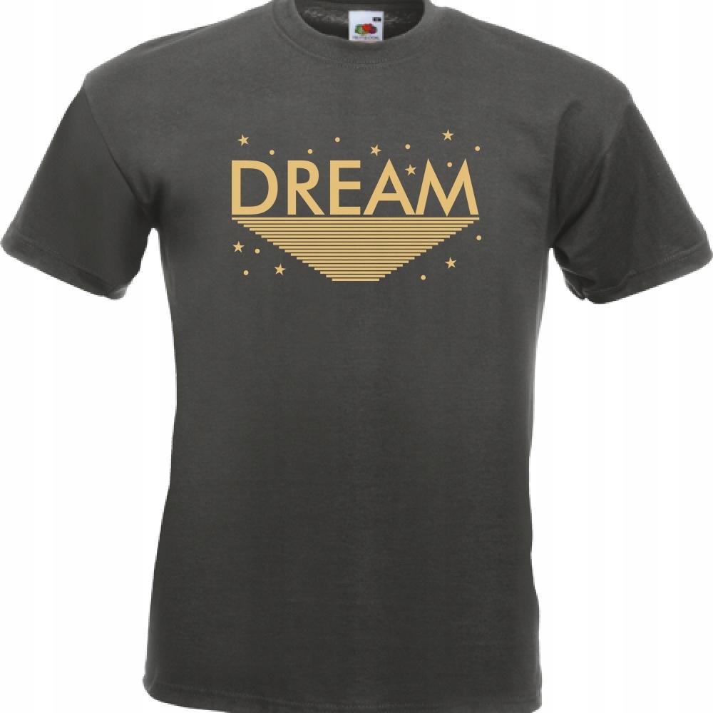 

Koszulka dream sny gwiazdy prezent S grafitowa