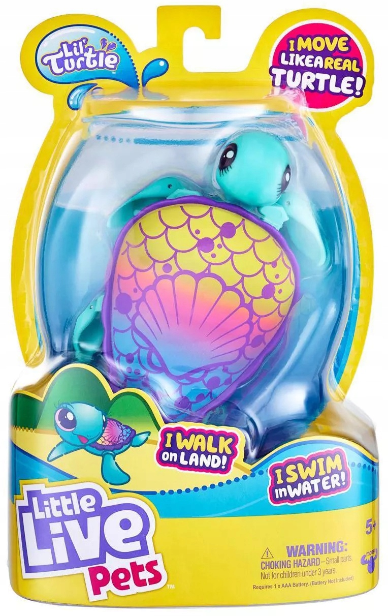 Little Live Pet Żółw Pływa Pływający do Wody Wanny