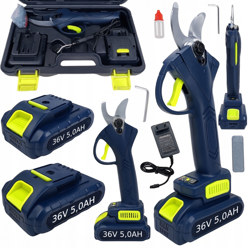 Zahradní nůžky akumulátorový elektrický Set nůžek na stříhání větví keřů