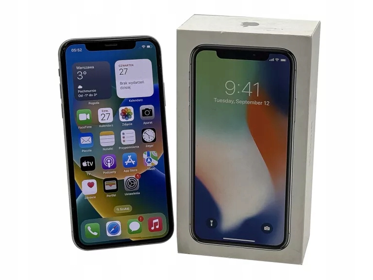 Iphone X 64gb Silver - Niska cena na Allegro