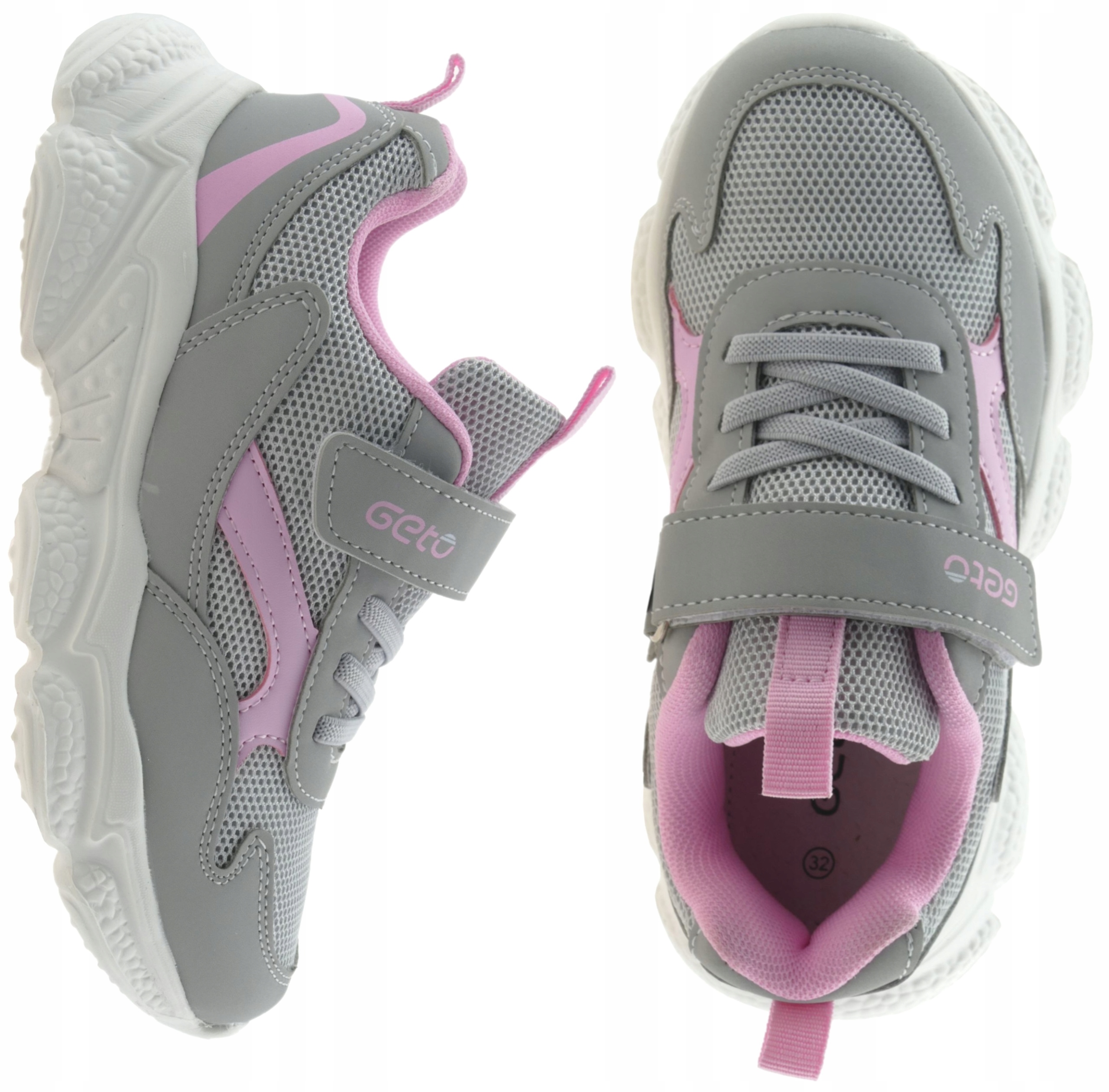 

Adidasy dziewczęce Buty Sportowe Rzepy 37