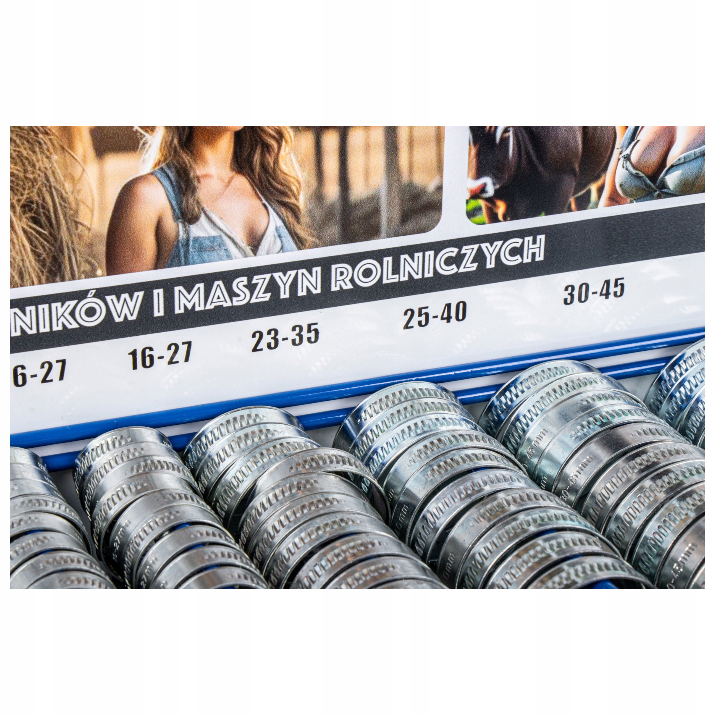 OPASKI OBEJMY ŚLIMAKOWE ZACISKOWE 220el + WIESZAK Marka Mizar