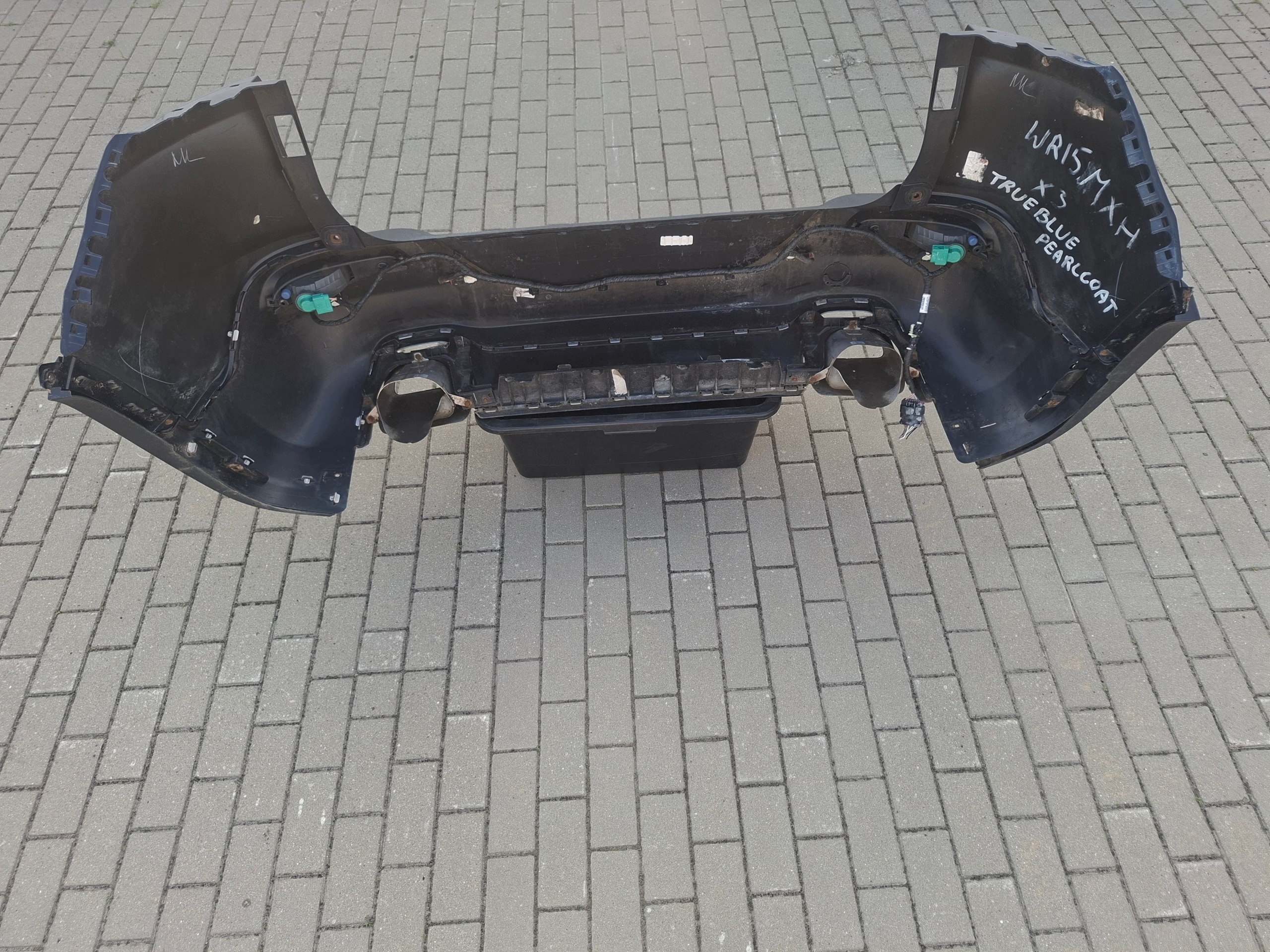 bumper rear part rear complete PDC JEEP CHEROKEE V KL PBU