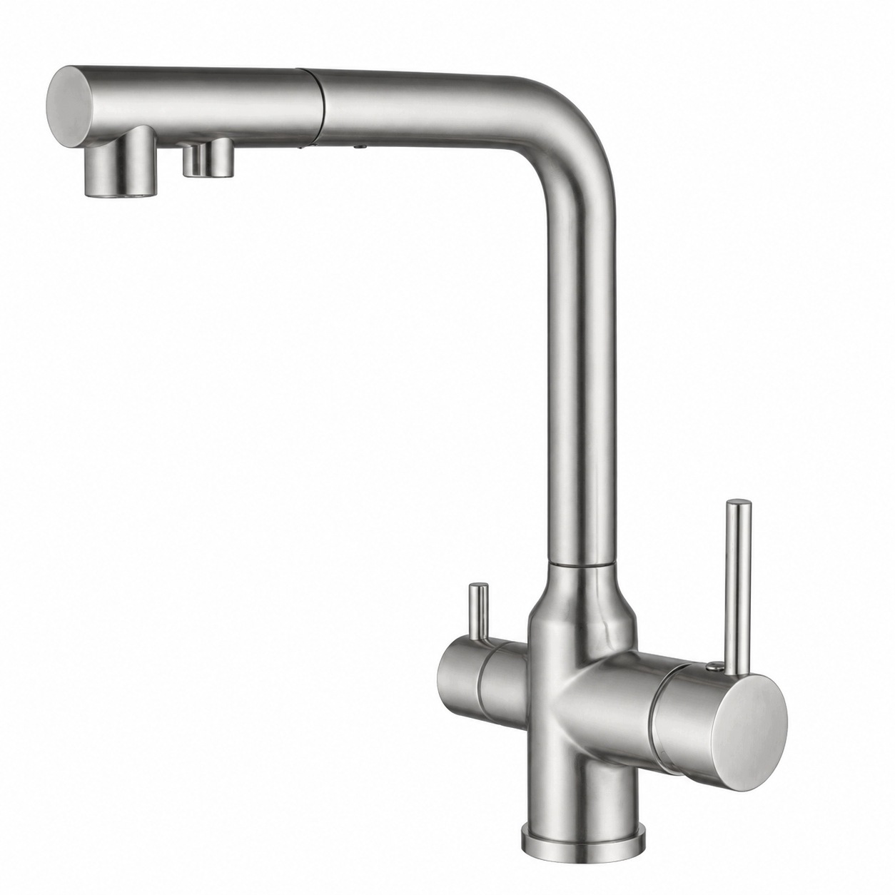 Trojcestná batéria Chde LiVra Inox Oceľ IX Oceľový výtok Ww