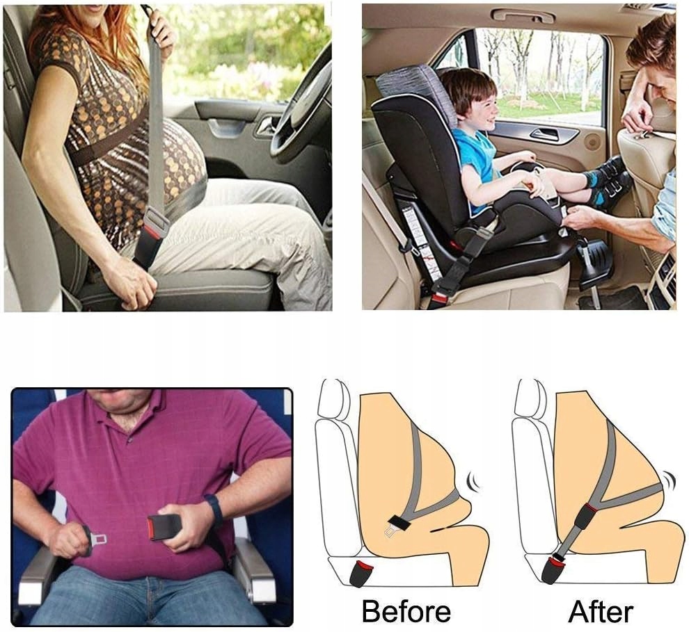 2x ZAPINKA PRZEDŁUŻKA PASA ZAŚLEPKA ADAPTER WTYK Waga produktu z opakowaniem jednostkowym 0 kg