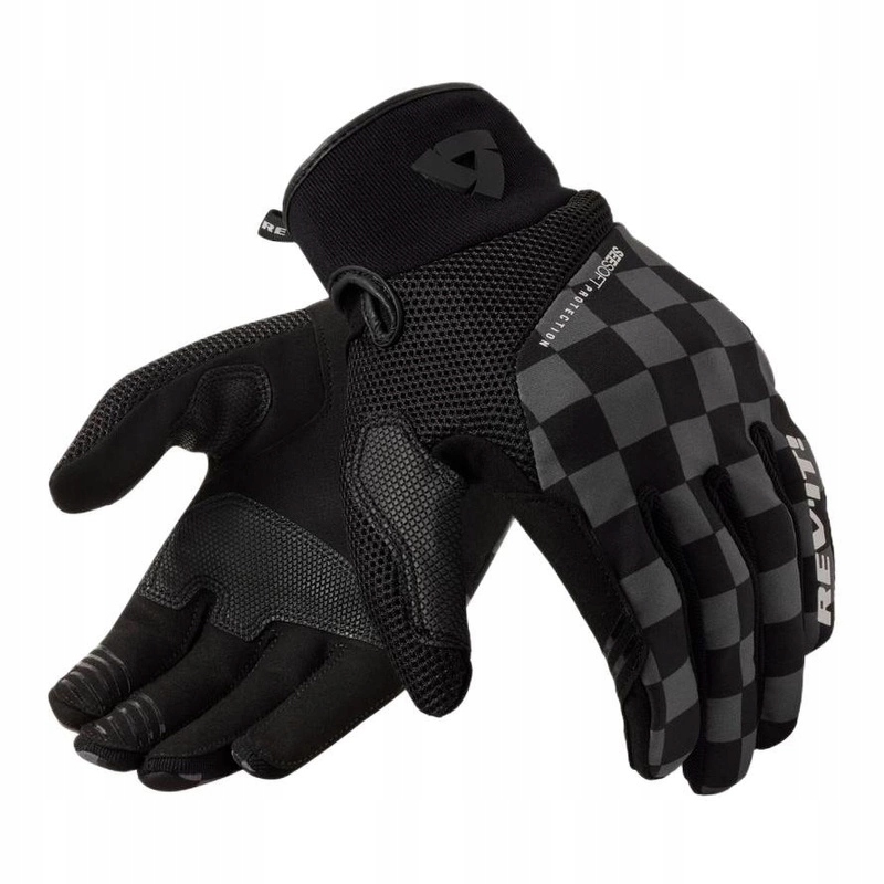 Krátke motocyklové rukavice Revit Surge Black/grey, čierna šedá