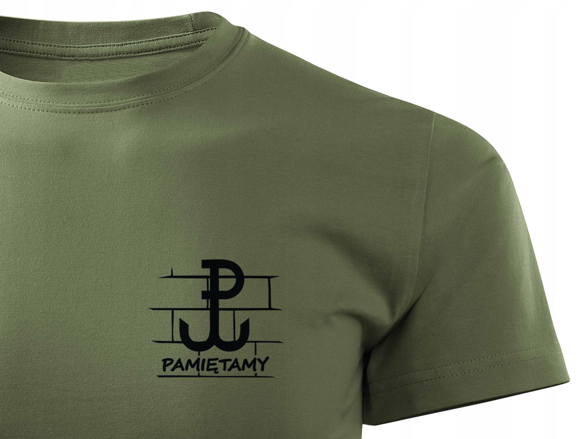 

T-shirt Khaki 1944 Powstanie Warszawskie Pamiętamy