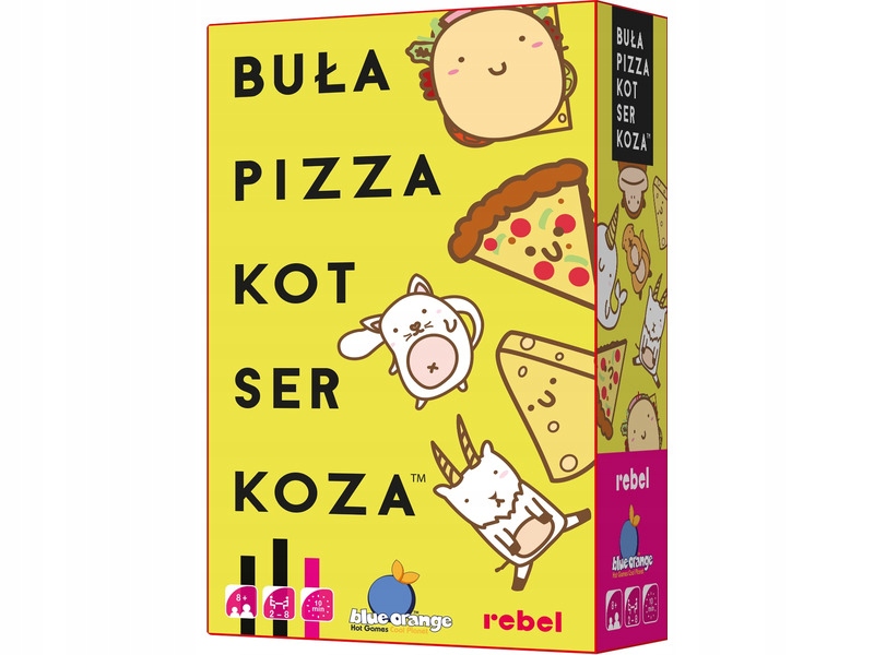 

Gra karciana Rebel Buła, Pizza, Kot, Ser 113829