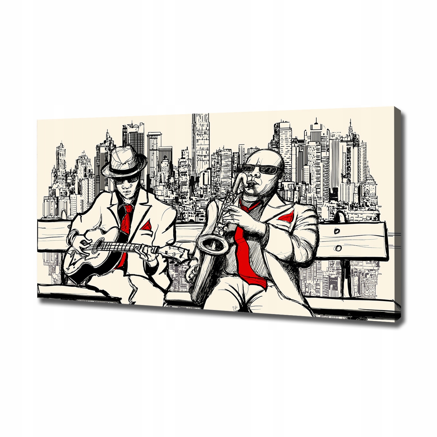 

Foto obraz na płótnie Nowy Jork Jazz 120x60 cm