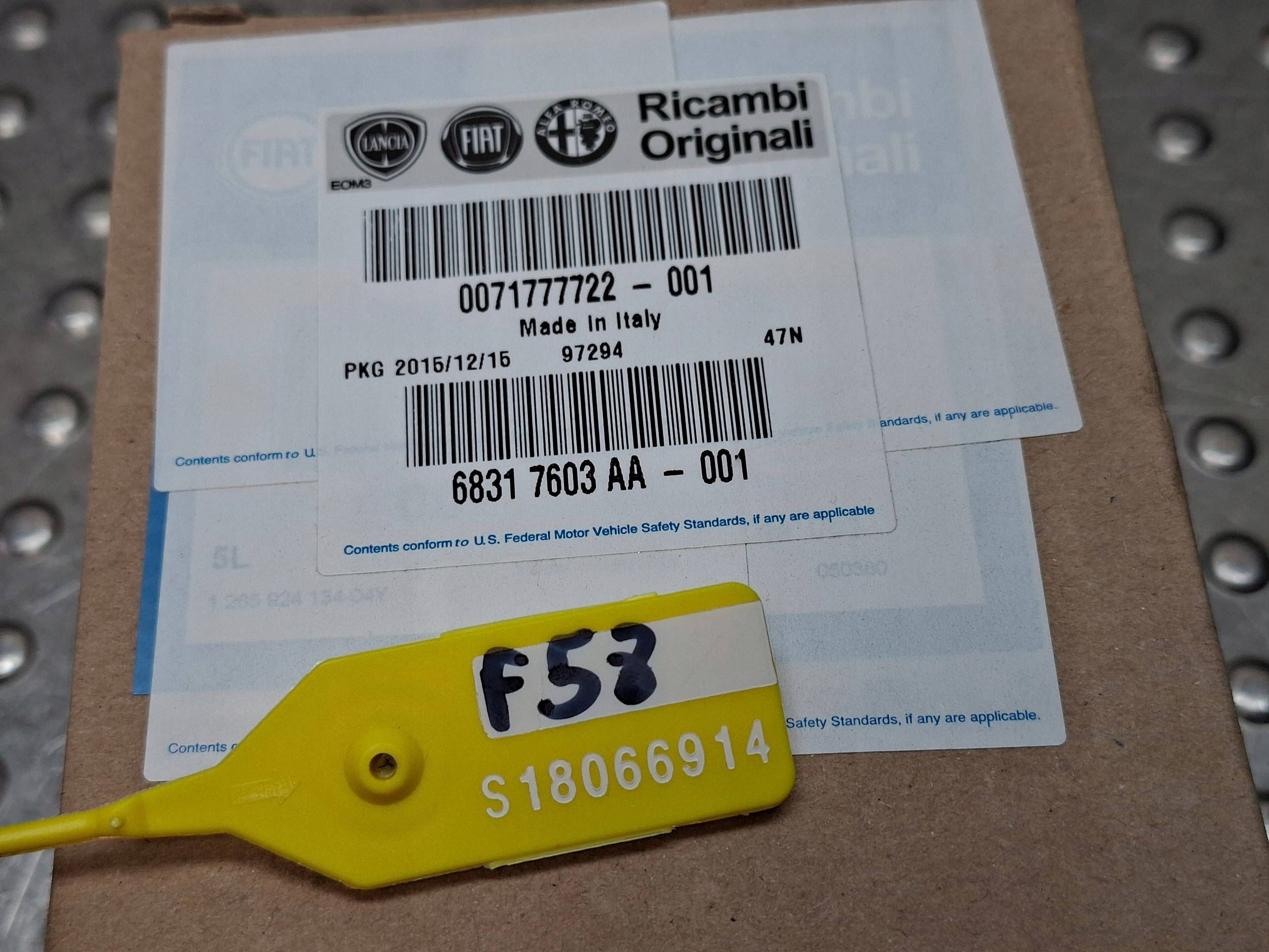 control unit pump ABS MASERATI GHIBLI 13- 0265956368