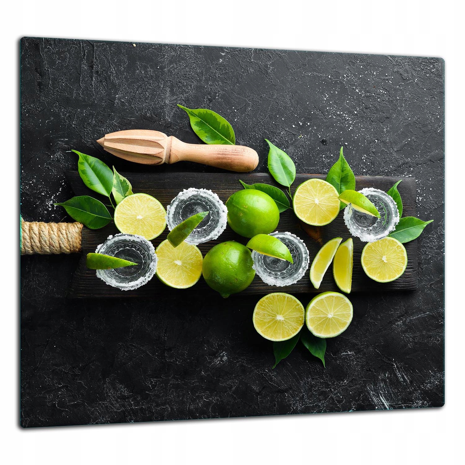 Skleněná Ochranná Deska Panel Lepidlo 65x60 Ovoce Lacobel 7v1