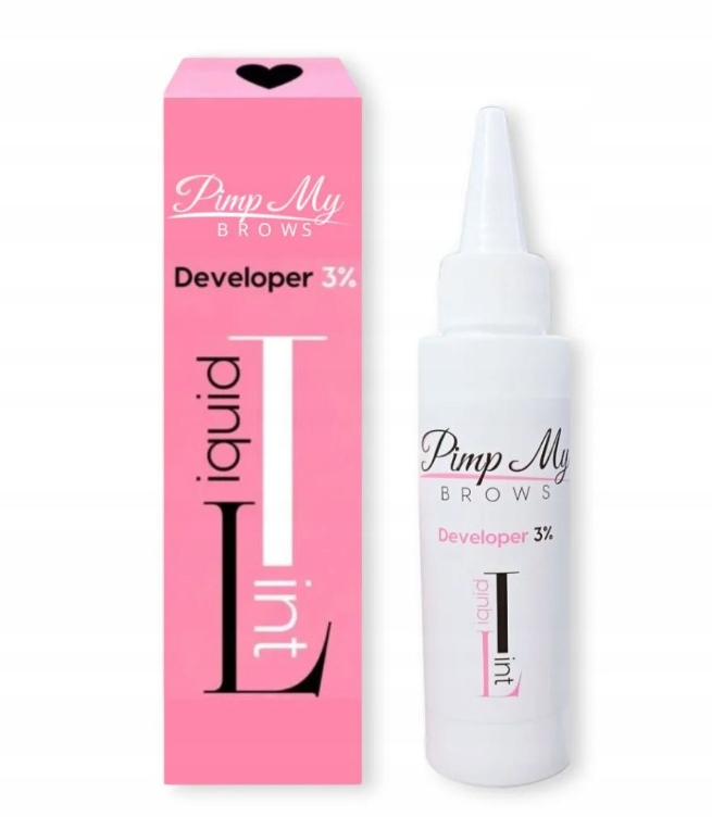 Pimp My Brows Krémový aktivátor barvy Developer Liquid Tint 3% 100 ml