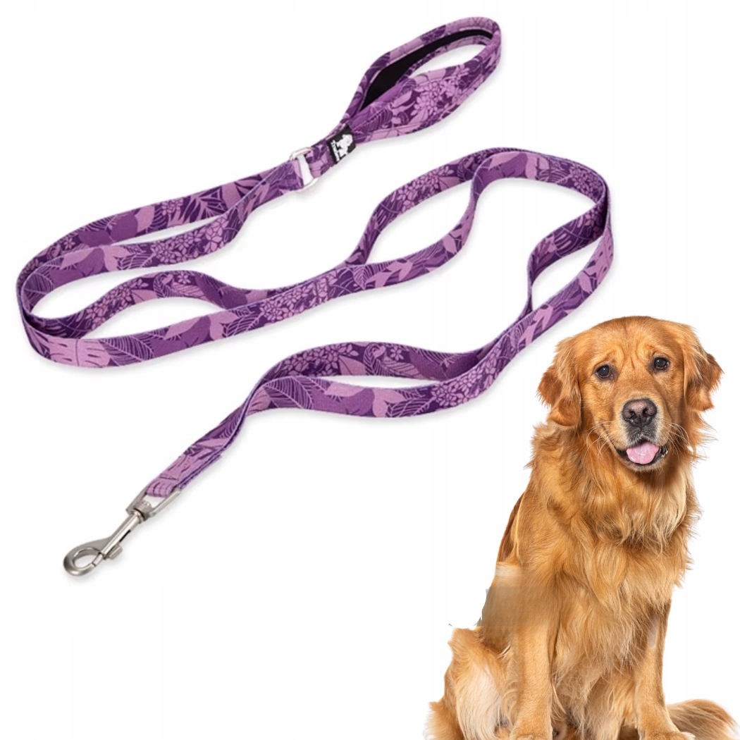 Levně Vodítko Pro Psa Truelove Tropical Fialová 1,4 M Velikost L