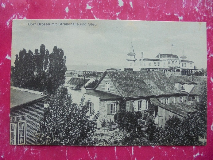 GDAŃSK DANZIG GDYNIA GDAŃSK BRZEŻNO PANORAMA WSI BROSEN STRANDHALE UND STEG