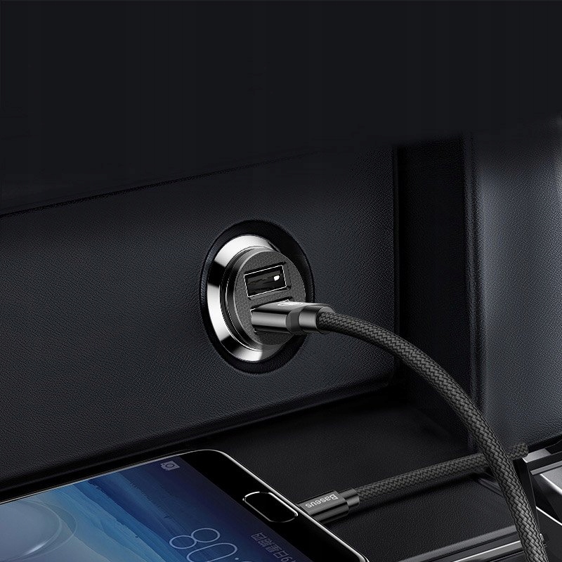 BASEUS MINI ŁADOWARKA SAMOCHODOWA SZYBKA 2x USB 3.1A Z PODŚWIETLENIEM LED Producent Baseus
