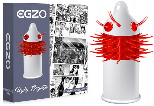 

Prezerwatywa Egzo Cocky Friend Ugly Duże Kolce