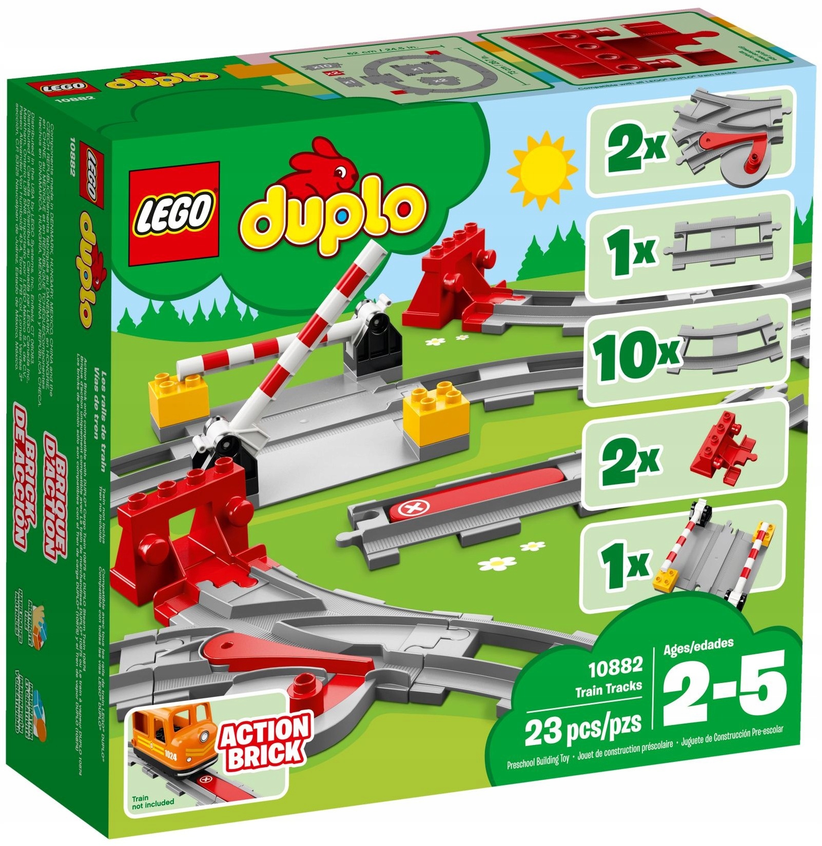

Lego Duplo Tory Kolejowe Zestaw 10882